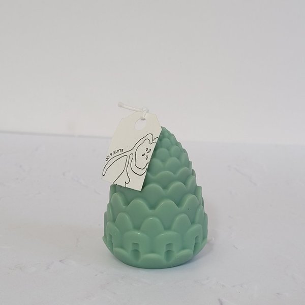 Pine cone Candle Green